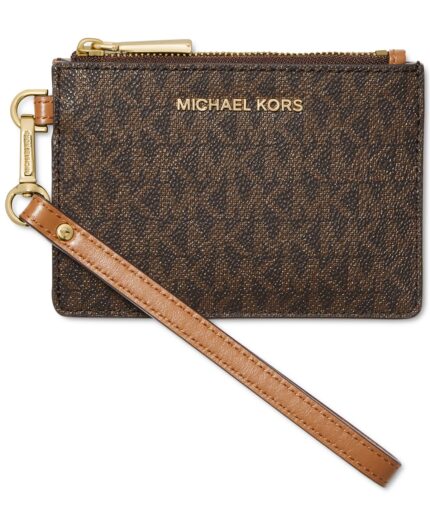 Маленький кошелек для монет с логотипом Jet Set Michael Kors