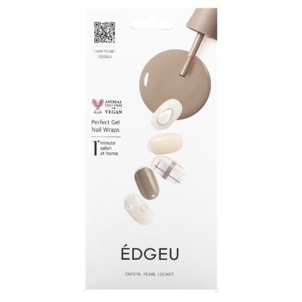 Уход за ногтями рук Edgeu Perfect Gel Nail Wraps ENP 121 Primadonna, набор из 16 шт.