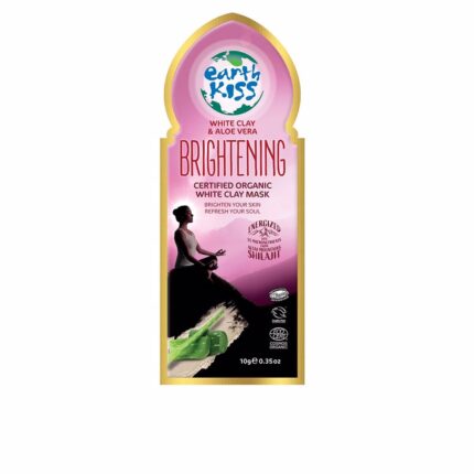 Маска для лица Brightening certified organic white clay mask Earth kiss, 10 мл