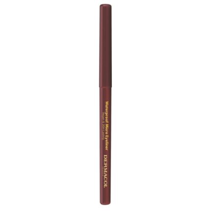 Подводка для глаз Waterproof Micro Eyeliner Delineador de Ojos Automático Dermacol, 01 Black