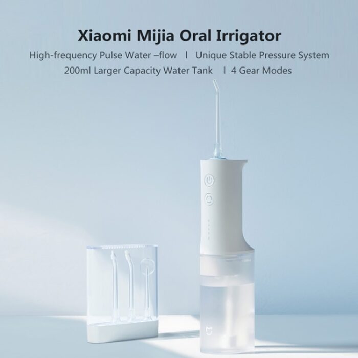 Оригинальный Xiaomi Mijia Water Flosser Очиститель зубов IPX7 Водонепроницаемый электрический ирригатор для полости рта