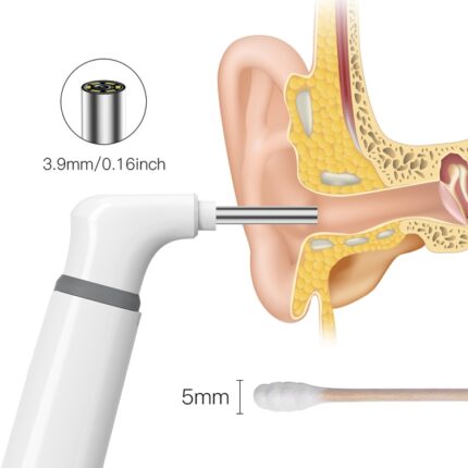 TESLONG SA39W 3,9-мм объектив камеры Wi-Fi Smart Visual Ear Scoop