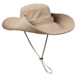 OZERO Summer Sun Shade Sunscreen Hat Outdoor Camping Breathable Large Brim Fisherman Hat